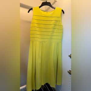 Calvin Klein Vibrant Yellow/lime Dress